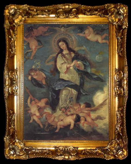 framed  Jose Antolinez Ou Lady of the Immaculate Conception, ta009-2